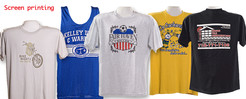 Stelair screen printing Long Branch NJ screen printing